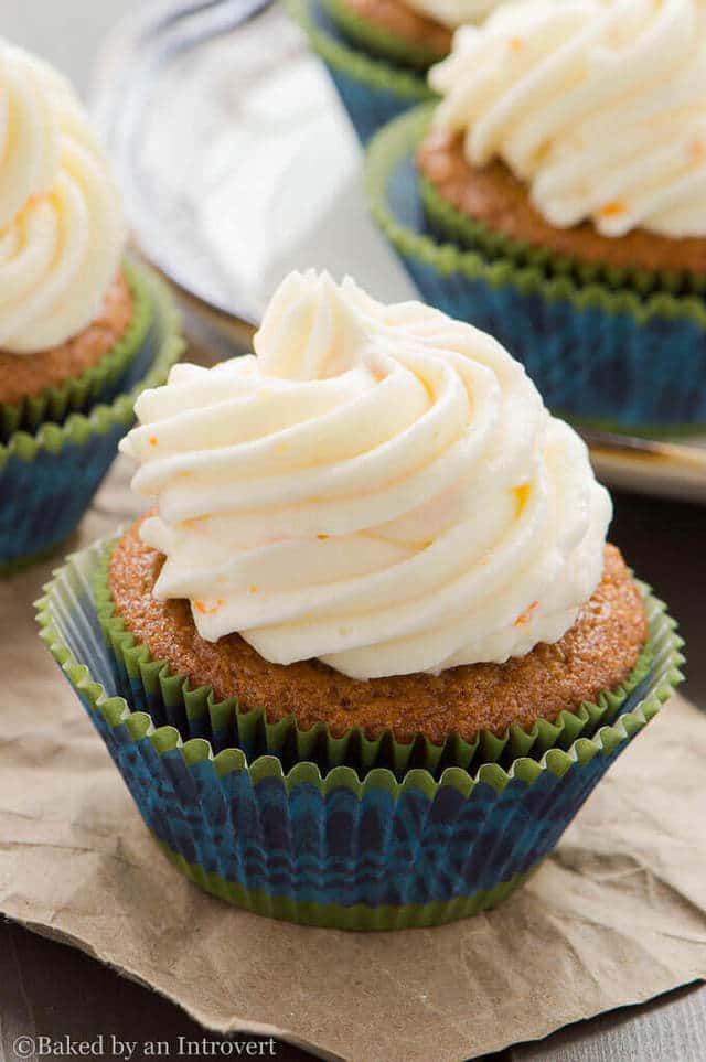 Orange Cupcake with Frosting Orange Cupcake with Frosting