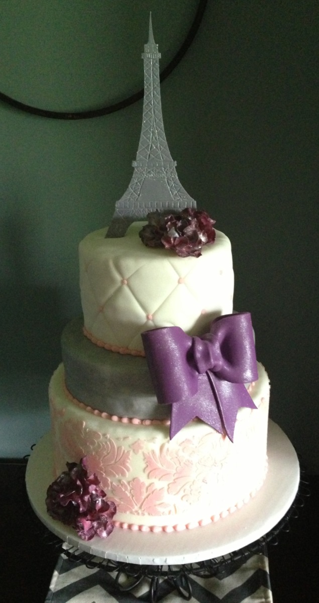 Paris Themed Bridal Shower Cakes