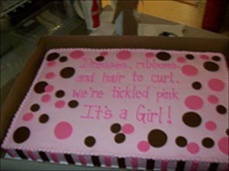 Pink Baby Shower Sheet Cakes Pink Baby Shower Sheet Cakes