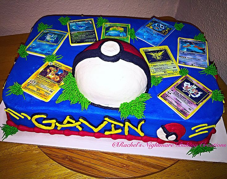 Pokemon Birthday Cake Pokemon Birthday Cake