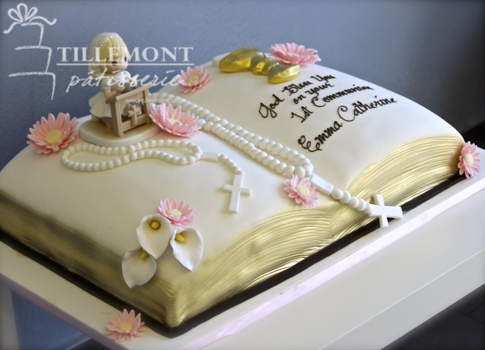 Rosary First Communion Bible Cake Rosary First Communion Bible Cake