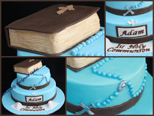 Rosary First Communion Bible Cake Rosary First Communion Bible Cake