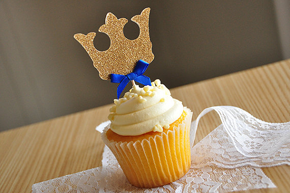 Royal Prince Baby Shower Cupcakes