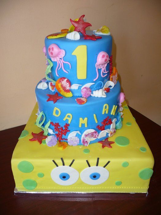 Spongebob Birthday Cake