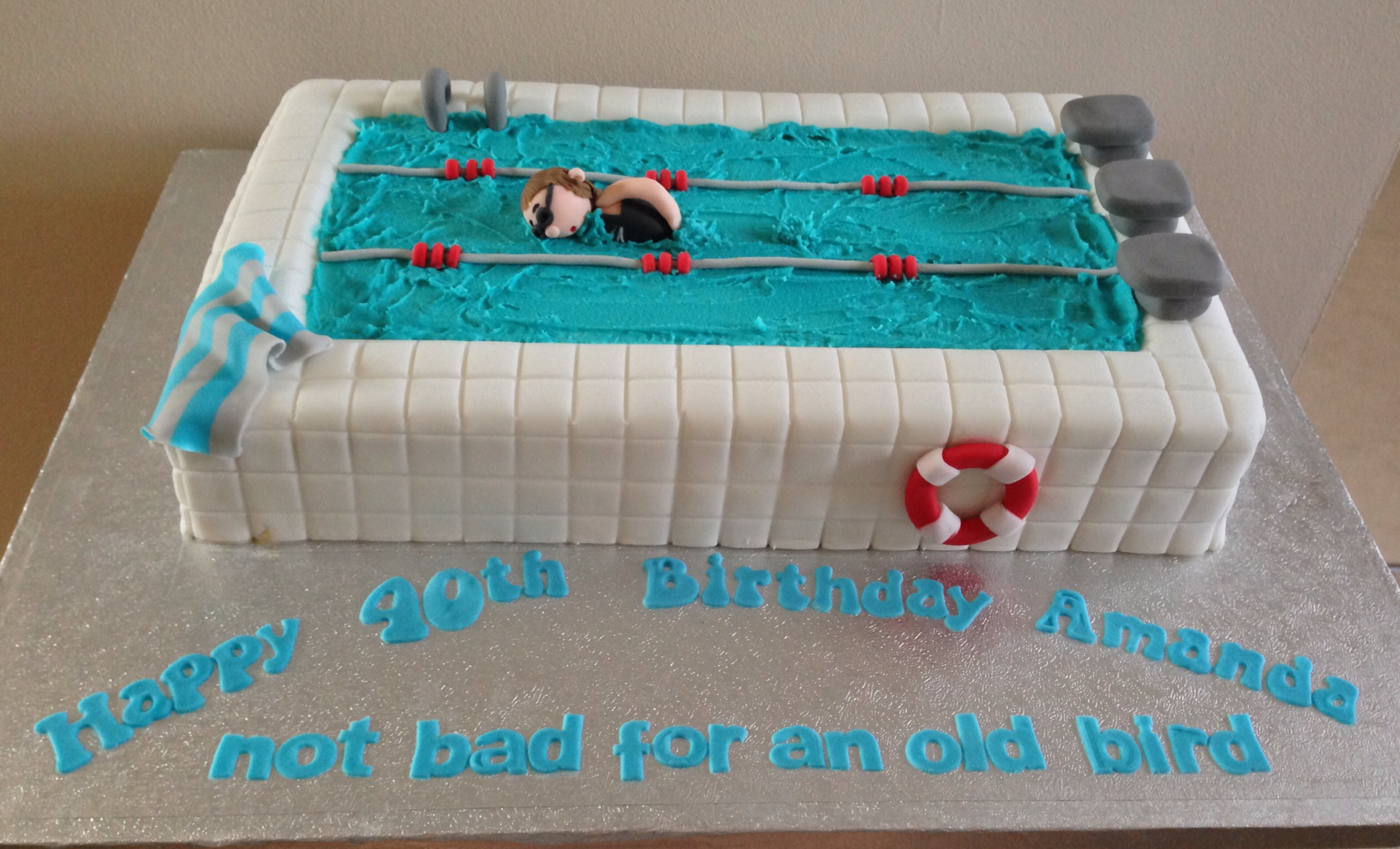8 swimming pool cakes for girls photo swimming pool birthday cake