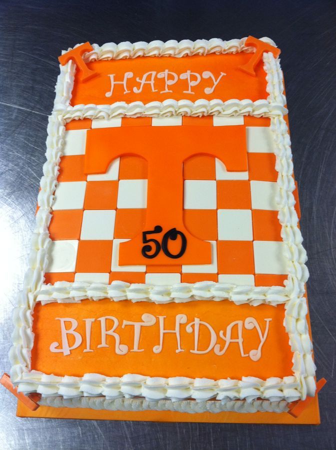 Tennessee Vols Birthday Cake Logo Tennessee Vols Birthday Cake Logo