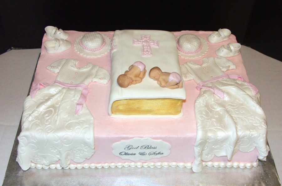 Twin Baby Shower Cake Twin Baby Shower Cake