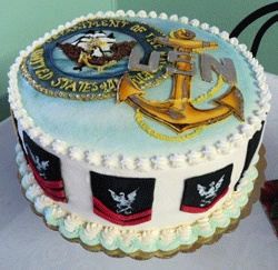 US Navy Retirement Cakes US Navy Retirement Cakes