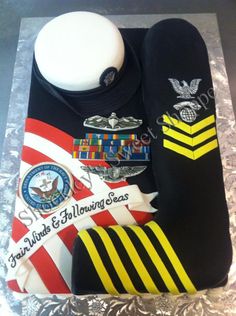 US Navy Retirement Cakes US Navy Retirement Cakes