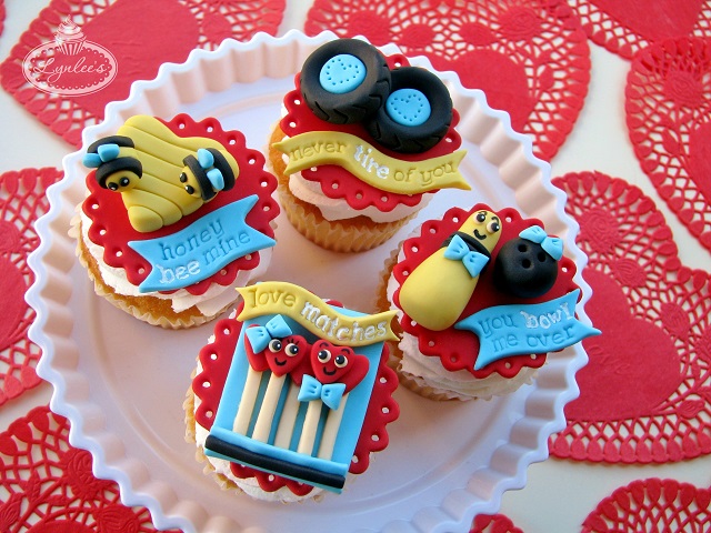 Vintage Valentine Cupcake Vintage Valentine Cupcake