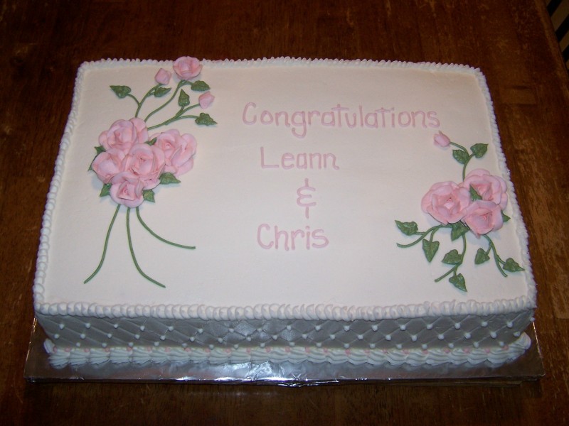 Wedding Shower Sheet Cake Wedding Shower Sheet Cake