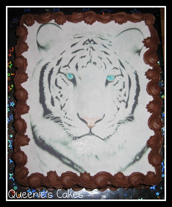 White Tiger Cake