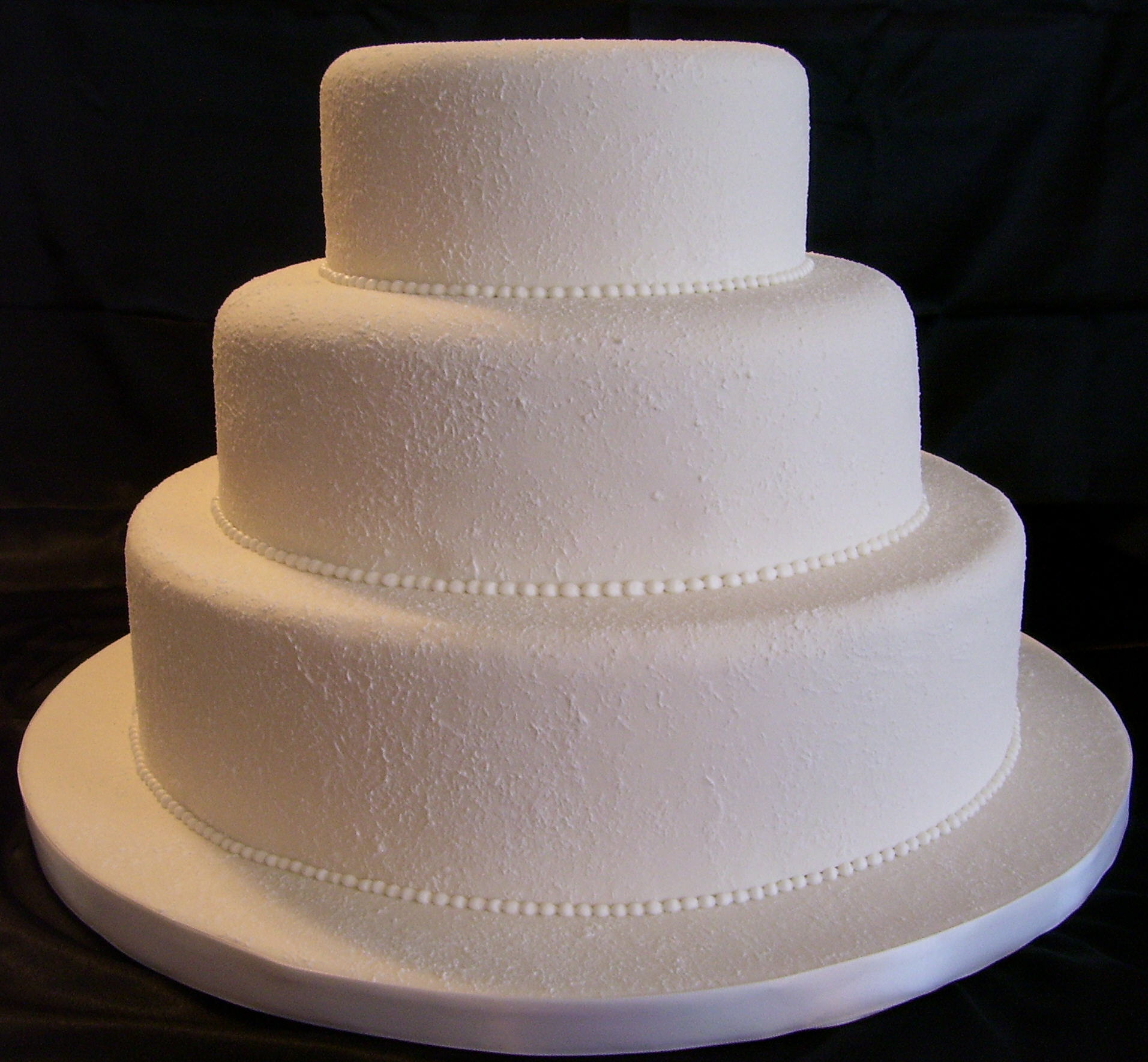 9 Photos of White Fondant Cakes
