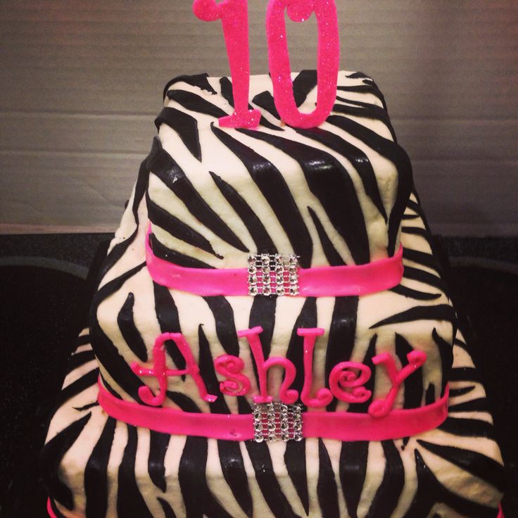 Zebra Print Cake Zebra Print Cake