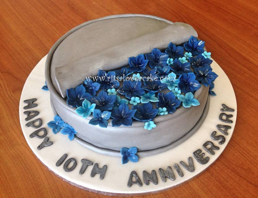 10th Wedding Anniversary Cake 10th Wedding Anniversary Cake