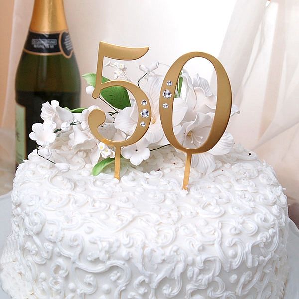 50th Wedding Anniversary Cake Topper 50th Wedding Anniversary Cake Topper