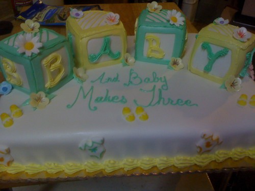 Baby Blocks Sheet Cake Baby Blocks Sheet Cake