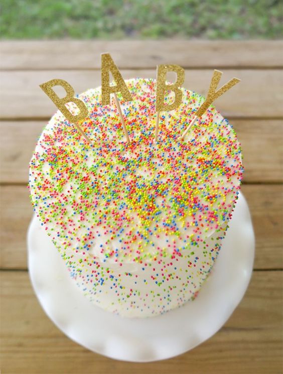 Baby Gender Reveal Cake Baby Gender Reveal Cake