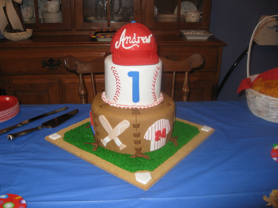 Baseball 1st Birthday Cake