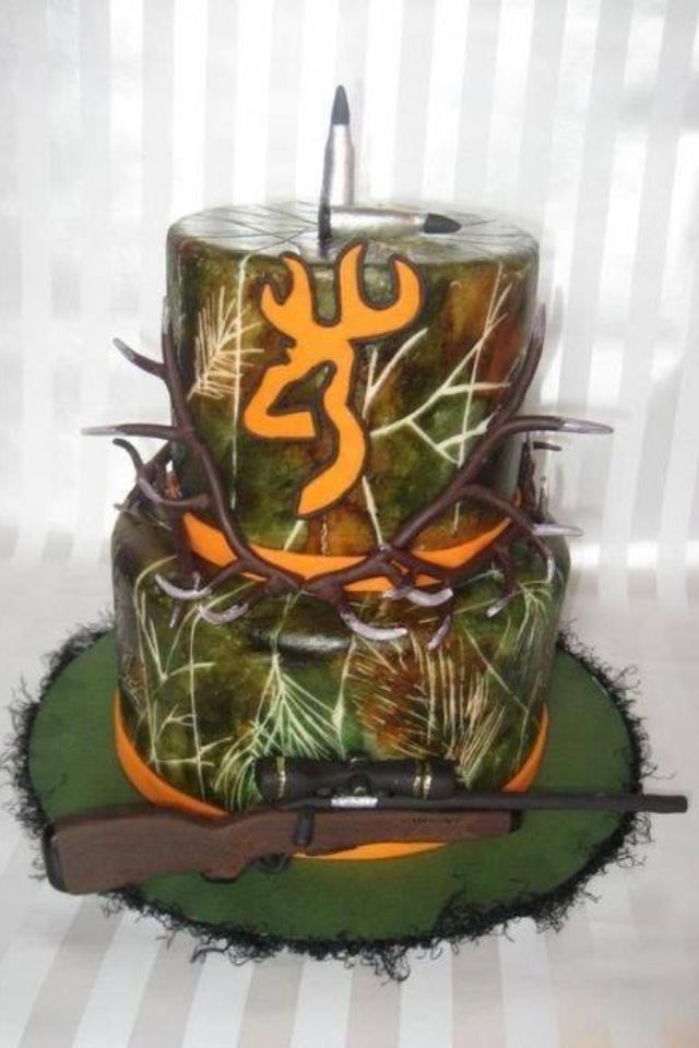 Browning Hunting Cake Browning Hunting Cake