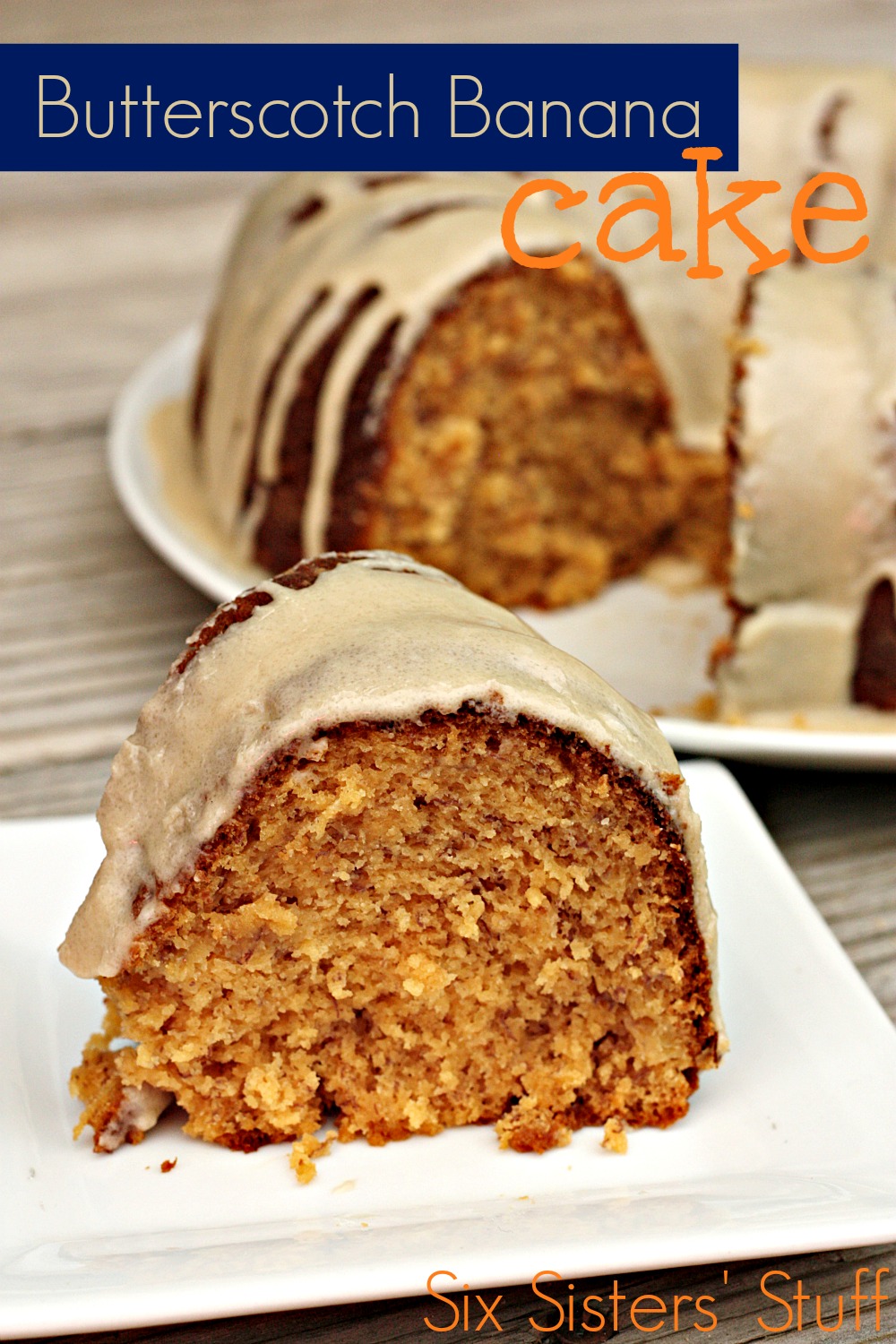 Butterscotch Banana Bundt Cake