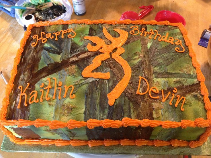 Camo Birthday Cake Camo Birthday Cake