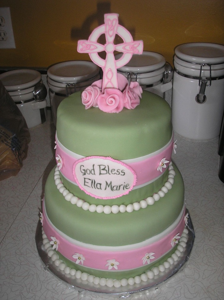 Celtic Cross Christening Cakes Celtic Cross Christening Cakes