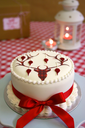 6 Photos of Tartan Christmas Cakes 6 Photos of Tartan Christmas Cakes