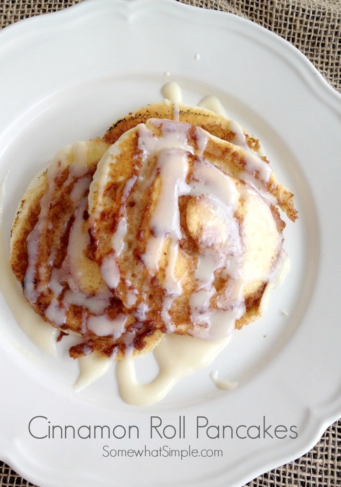 Cinnamon Roll Pancakes Cinnamon Roll Pancakes
