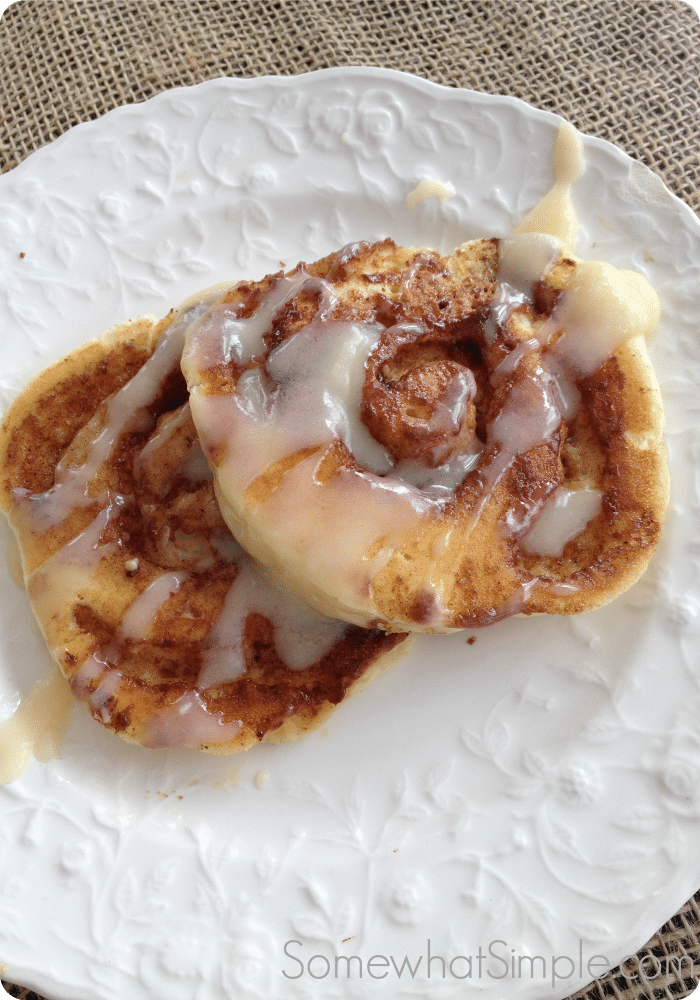 Cinnamon Roll Pancakes Cinnamon Roll Pancakes