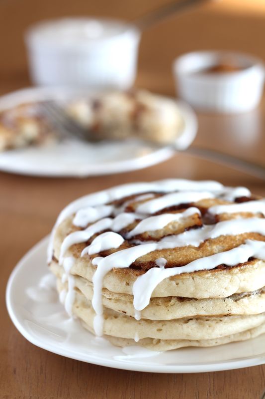 Cinnamon Roll Pancakes Cinnamon Roll Pancakes