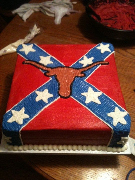 Confederate Flag Birthday Cake Confederate Flag Birthday Cake