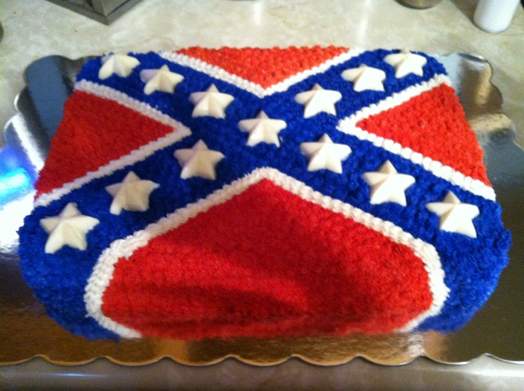 Confederate Flag Cake Confederate Flag Cake