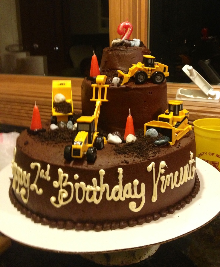 Construction Birthday Cake Construction Birthday Cake