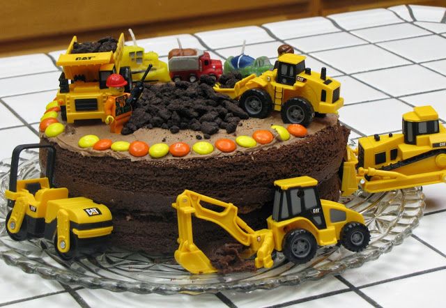 Construction Birthday Cake Construction Birthday Cake