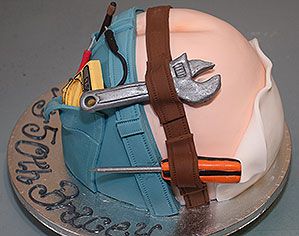 Construction Worker Cake Construction Worker Cake