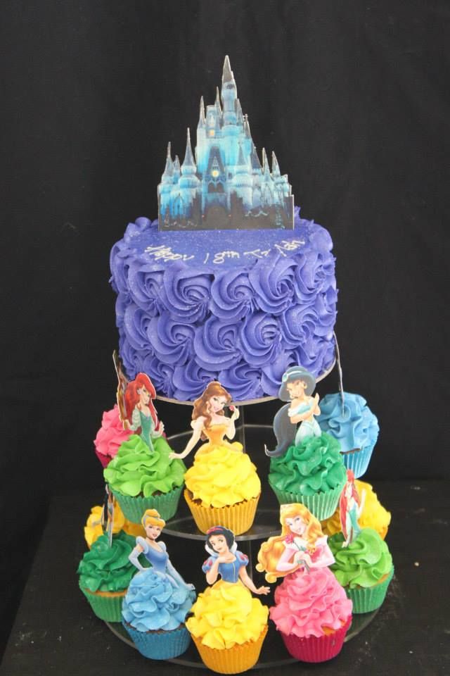 5 Birthday Cupcakes Disney Photo Disney Princess Cupcakes Disney