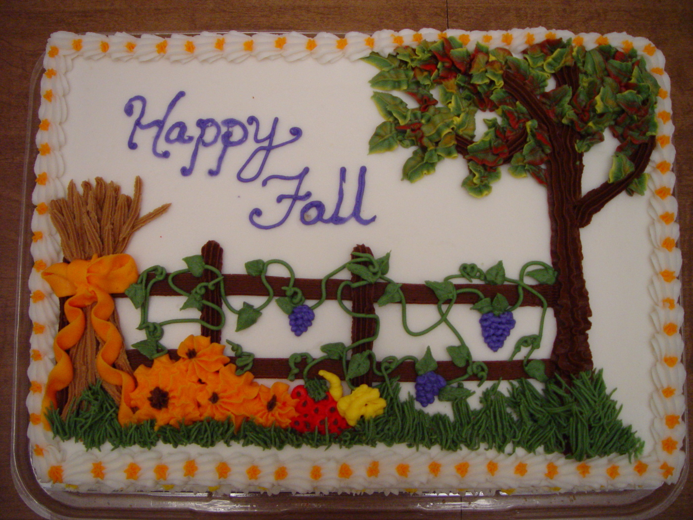 Fall Sheet Cake Decorating Ideas Fall Sheet Cake Decorating Ideas
