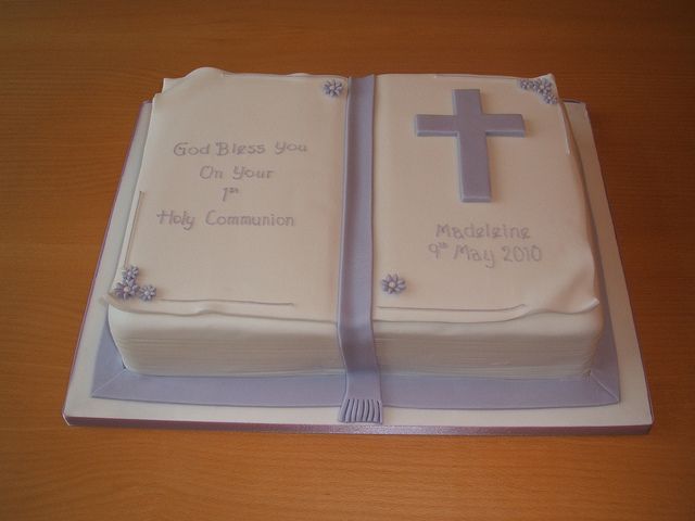 First Holy Communion Bible Cake First Holy Communion Bible Cake