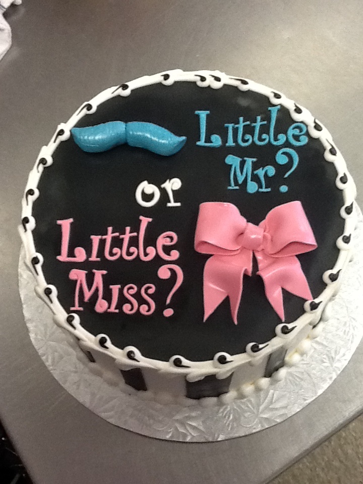 Gender Reveal Cake Gender Reveal Cake
