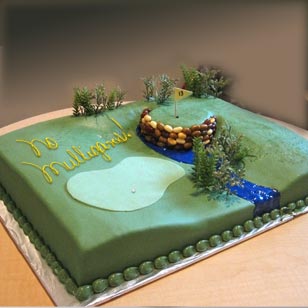 Golf Grooms Cake
