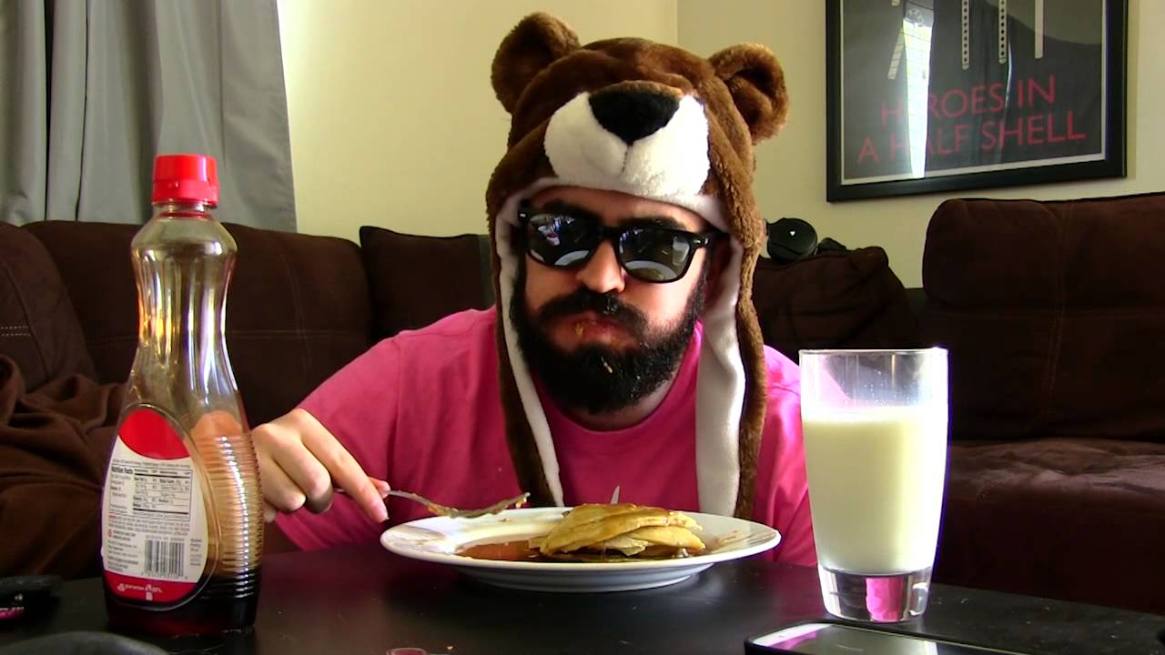 Guy Eating Pancakes Guy Eating Pancakes