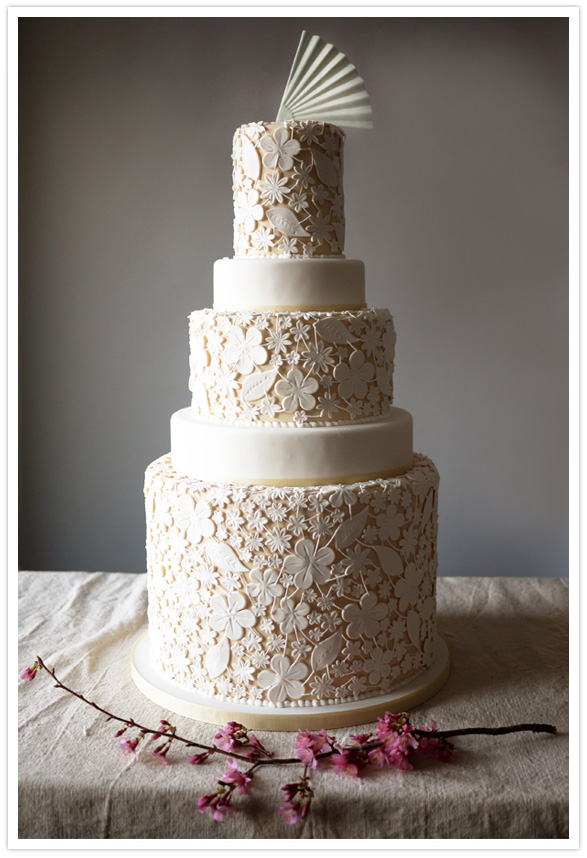 Lace Wedding Cake