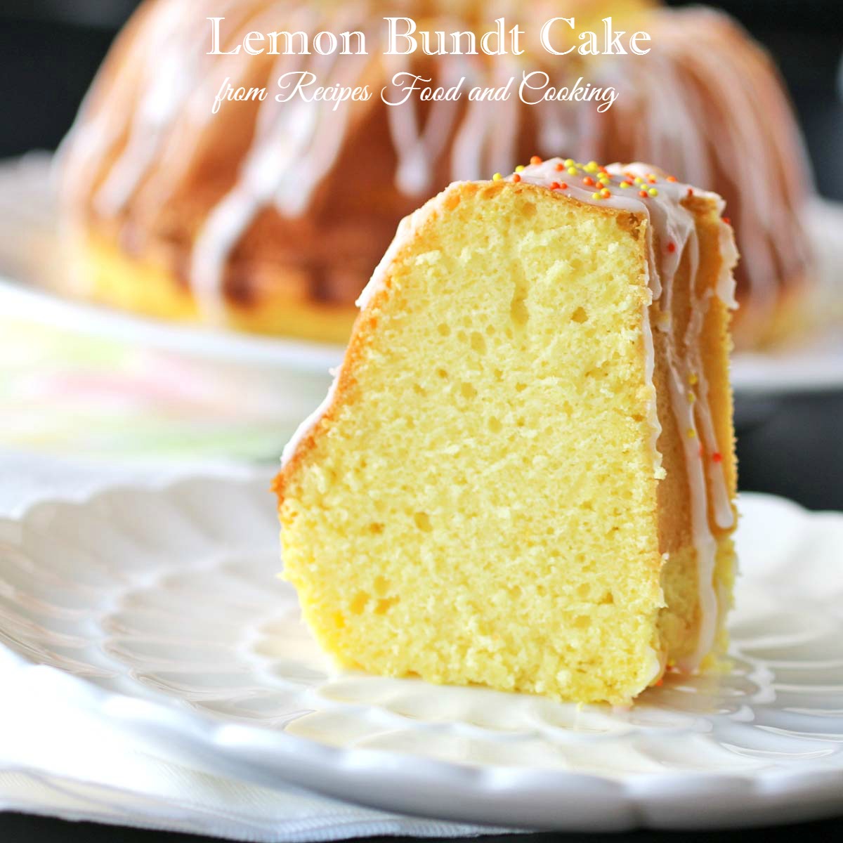 Lemon Bundt Cake Recipe