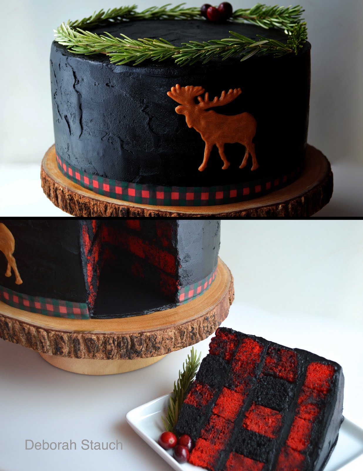 Lumberjack Plaid Cake Inside Lumberjack Plaid Cake Inside