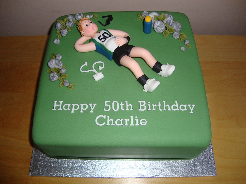 Marathon Runner Birthday Cake Marathon Runner Birthday Cake