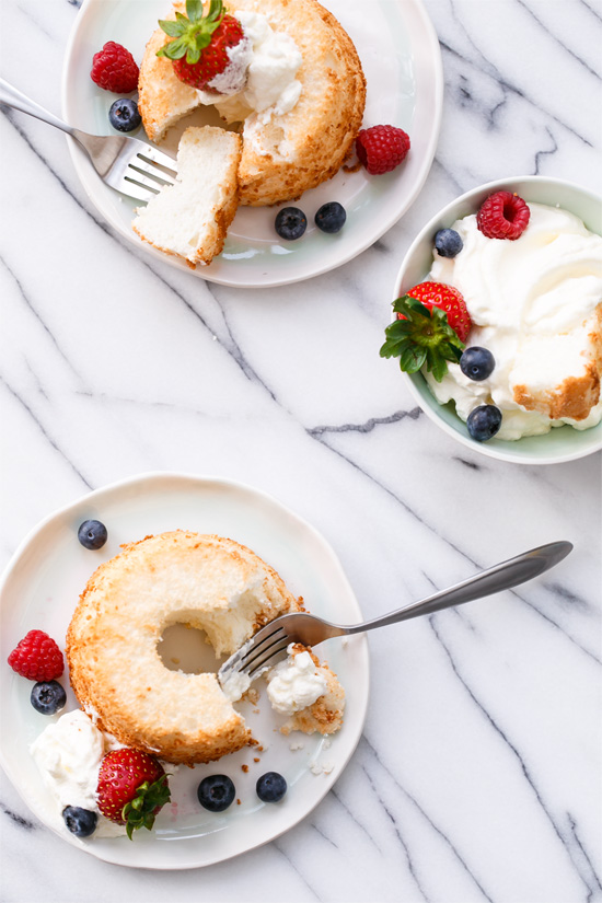 Mini Angel Food Cakes Mini Angel Food Cakes