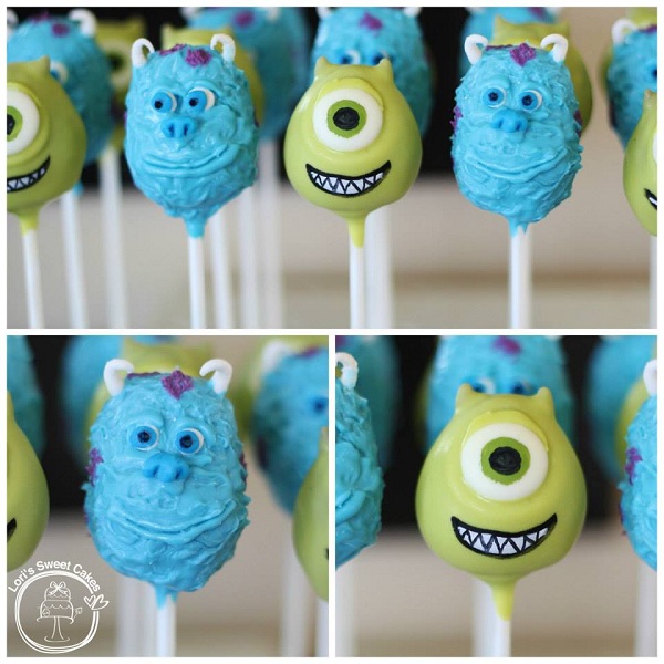 Monsters Inc Cake Pops Monsters Inc Cake Pops