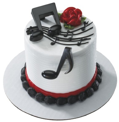 Music Note Birthday Cake Music Note Birthday Cake
