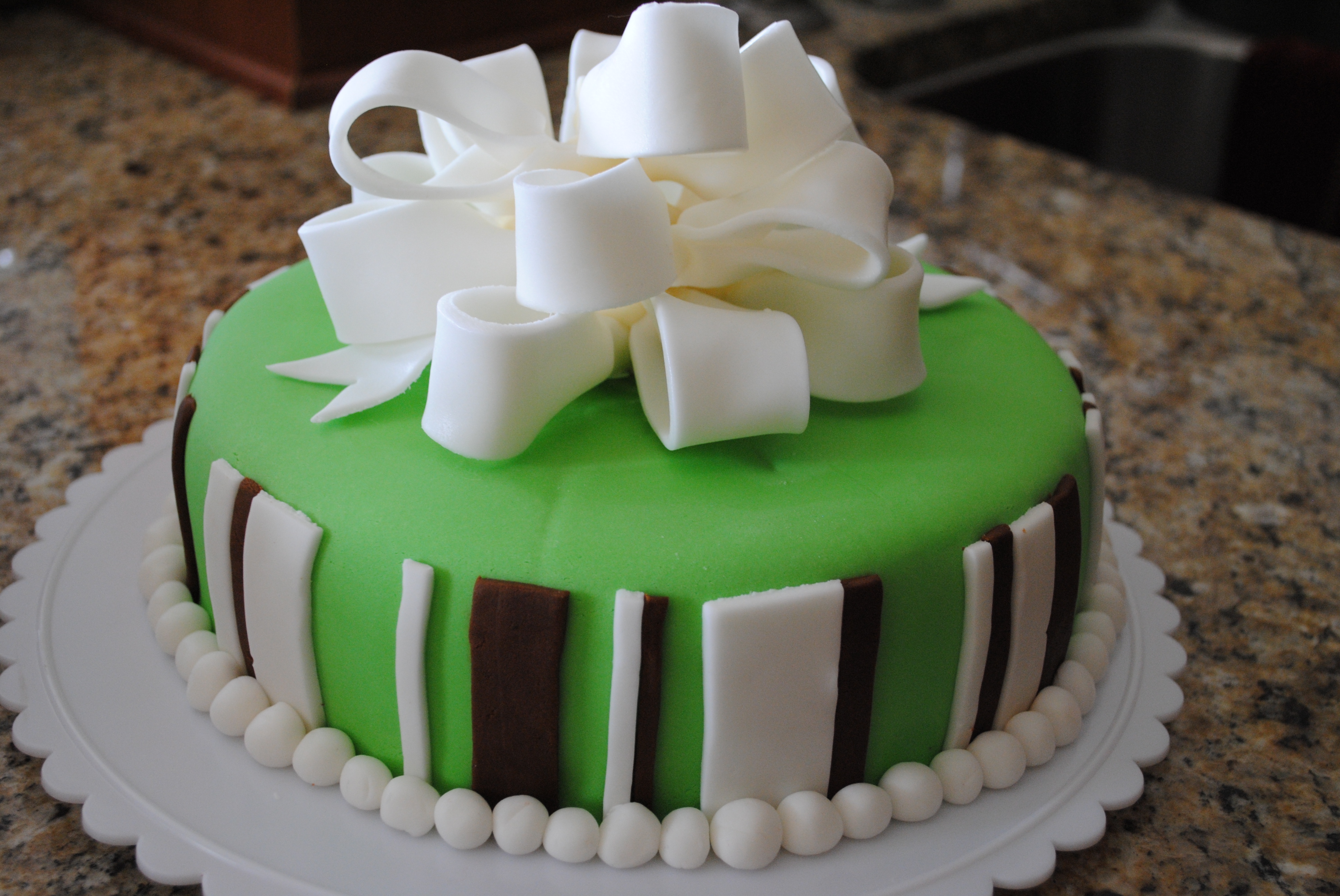 My First Fondant Cake My First Fondant Cake